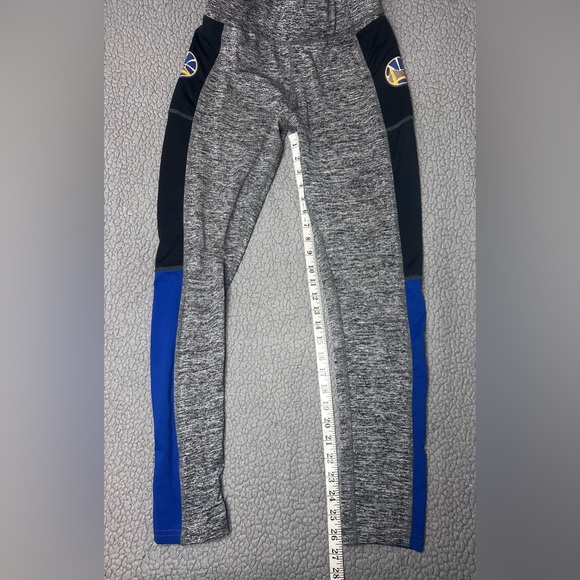 NBA Golden State Warriors Leggings Gray, Black And Blue Womens Size Medium - Picture 4 of 10